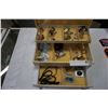 Image 3 : WHITE JEWELLERY BOX FULL OF JEWELLERY
