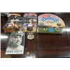 Image 1 : 2 NEW HOCKEY FIGURES BUMGARNER 40 AND SCHERZER 31 AND LONG SHOT MIKE PIAZZA BOOK AND BALLPARK BOOK