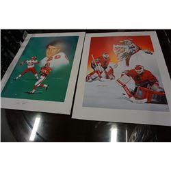 FRANK CRYMBLE SIGNED LEP PRINT AND FRANK CRYMBLE PRINT