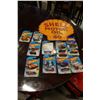 Image 1 : SHELL MOTOR OIL TIN SIGN AND 12 NEW HOTWHEELS CARS