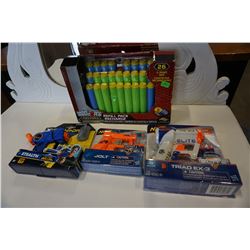 3 NEW NERF PISTOLS AND NEW BUZZ BEE DARTS