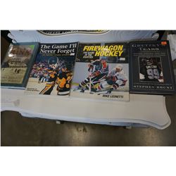 GRETZKEY TEARS, THE RINK, FIREWAGON HOCKEY AND HOCKEY STAR STORIES BOOKS