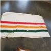 Image 1 : VINTAGE HUDSONS BAY BLANKET