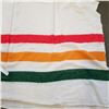 Image 2 : VINTAGE HUDSONS BAY BLANKET