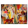 Image 1 : Isaac Maimon, "Romantic Evening" Limited Edition Serigraph, Numbered and Hand Signed with Letter of 
