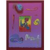 Image 2 : Peter Max- Original Mixed Media "Love"