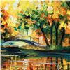 Image 2 : Leonid Afremov "To Walk Alone" Limited Edition Giclee on Canvas, Numbered and Signed; Certificate of