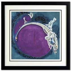 Lu Hong,  Aries  Framed Limited Edition Giclee, Numbered and Hand Signed with COA.