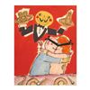 Image 1 : Wayne Ensrud "The Lovers" Mixed Media Original Artwork; Hand Signed; COA