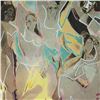 Image 2 : Ringo, "Les Demoiselles D'Avignon" One-of-a-Kind Hand-Pulled Silkscreen and Mixed Media Painting on 