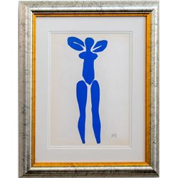 Henri Matisse- Lithograph "Verve- Nu Bleu I"