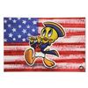 Image 1 : Looney Tunes, "Patriotic Series: Tweety" Numbered Limited Edition on Canvas with COA. This piece com
