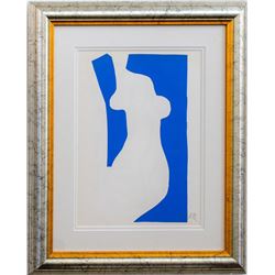 Henri Matisse- Lithograph "Verve- Nu Bleu V"