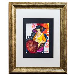 Patricia Govezensky- Original Mixed Media "Emma"