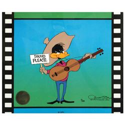 "Sound Please" by Chuck Jones (1912-2002). Limited Edition Animation Cel with Hand Painted Color. Nu