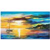 Image 1 : Leonid Afremov "Sunset" Limited Edition Giclee on Canvas, Numbered and Signed; Certificate of Authen