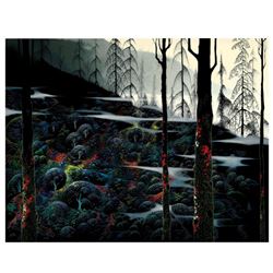 Eyvind Earle (1916-2000), "Dawns First Light" Limited Edition Serigraph on Paper; Numbered & Hand Si