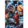 Image 1 : Marvel Comics "Iron Man/Thor #3" Numbered Limited Edition Giclee on Canvas by Scot Eaton with COA.