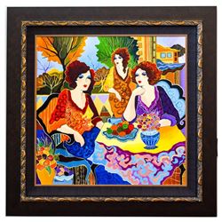 Patricia Govezensky- Original Acrylic on Canvas "Morning in France"