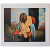 Image 1 : Alexander Borewko- Original Serigraph on Paper "Sensual Moments"