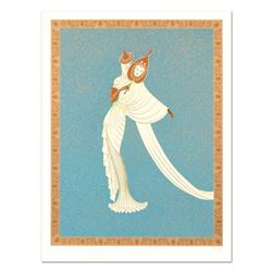 Erte (1892-1990), "Tanagra Turquoise" Limited Edition Serigraph, Numbered and Hand Signed with Certi