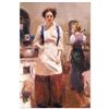 Image 1 : Pino (1939-2010), "The Country Chef" Artist Embellished Limited Edition on Canvas, AP Numbered and H