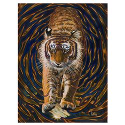 Vera V. Goncharenko- Original Giclee on Canvas  Wild Tiger 