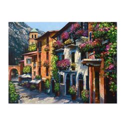 Howard Behrens (1933-2014), "Village Hideaway" Hand Embellished Limited Edition on Textured Board, N