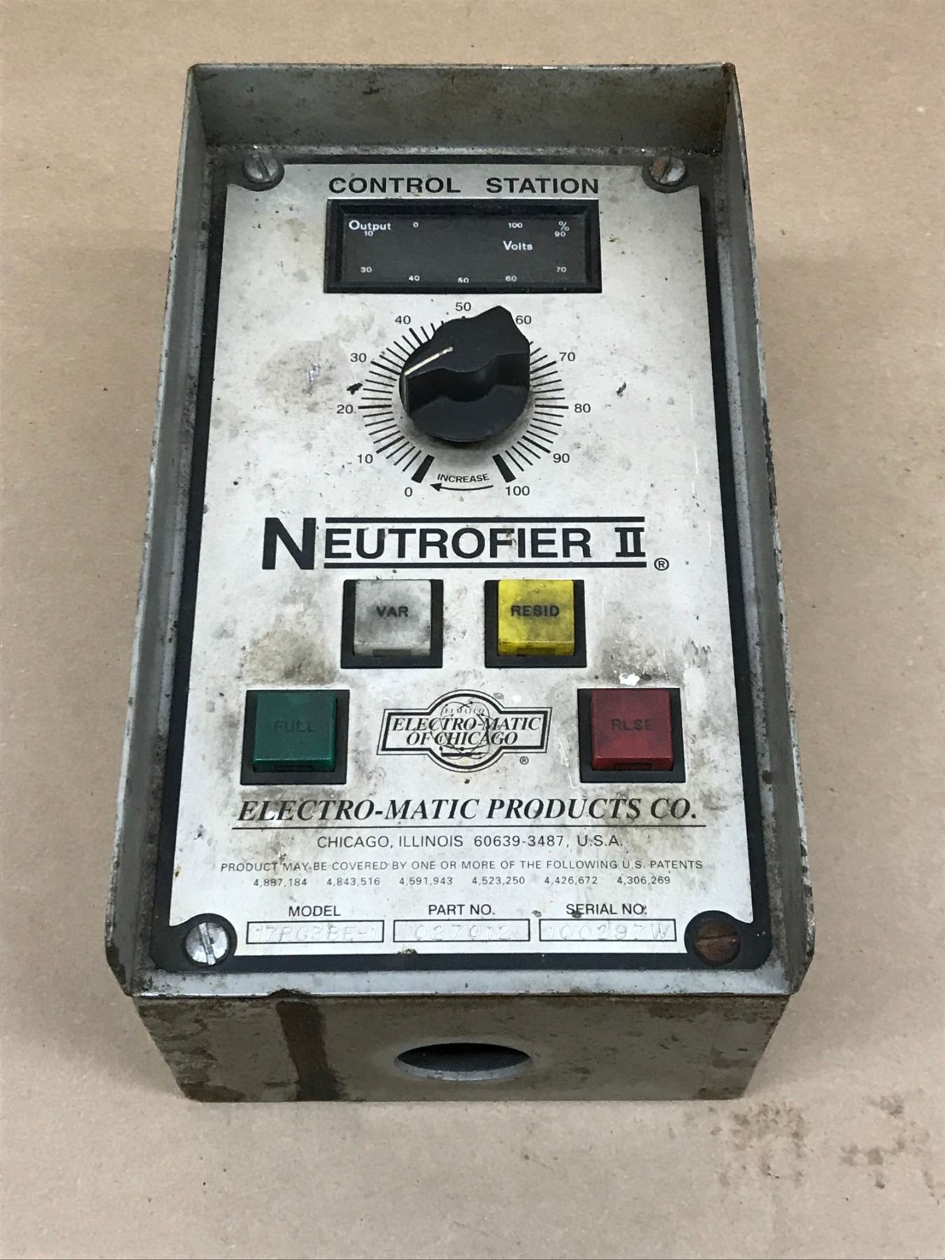 Neutrofier Ii User Guide.pdf ELECTRO-MATIC 17RC3BE-1 NEUTROFIER 2 CONTROLLER