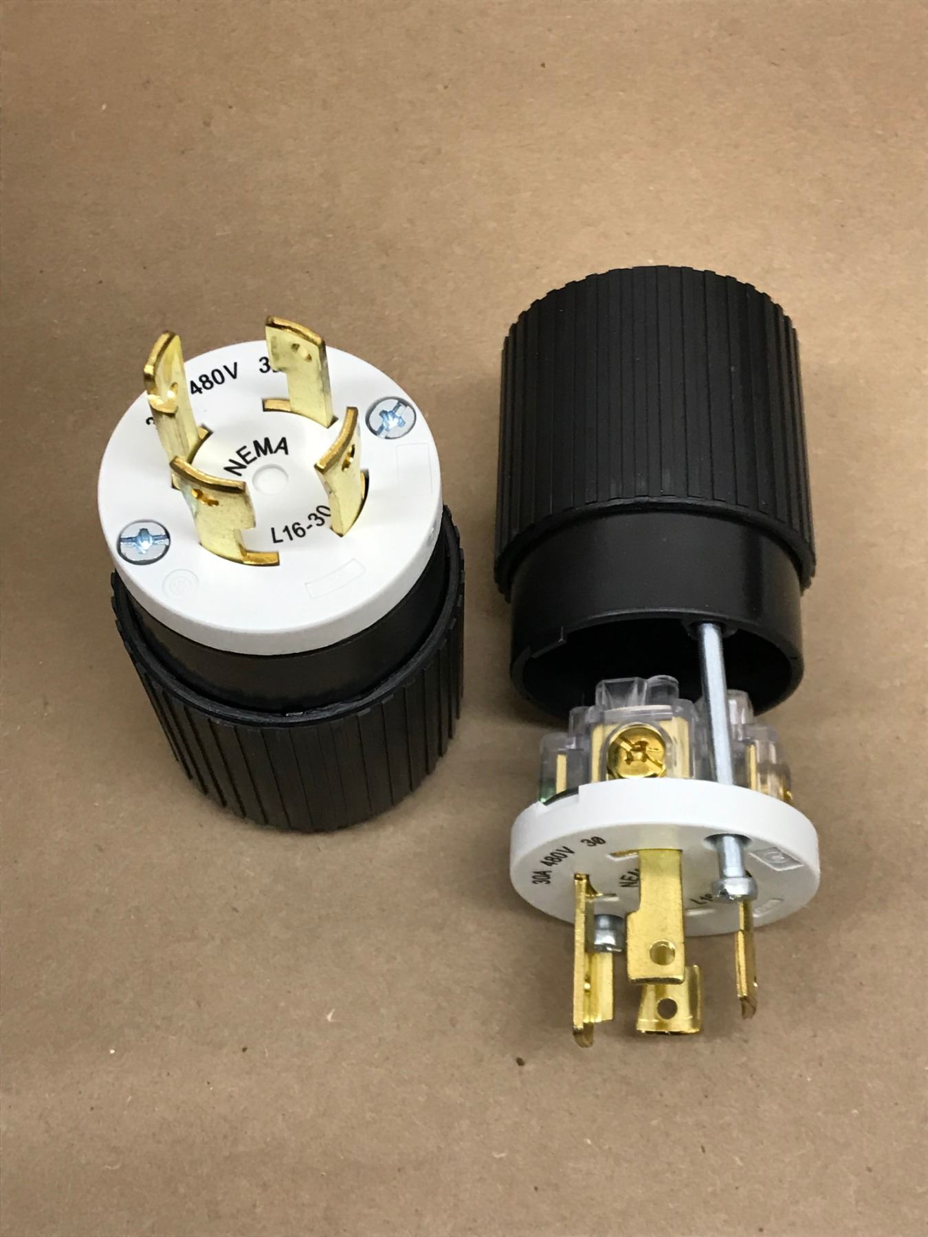 LOT OF HUBBELL L1630P & L1620P LOCKING PLUG - BTM Industrial