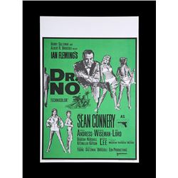 DR. NO (1962) - UK Quad Double-Crown Poster, 1968 Re-Release