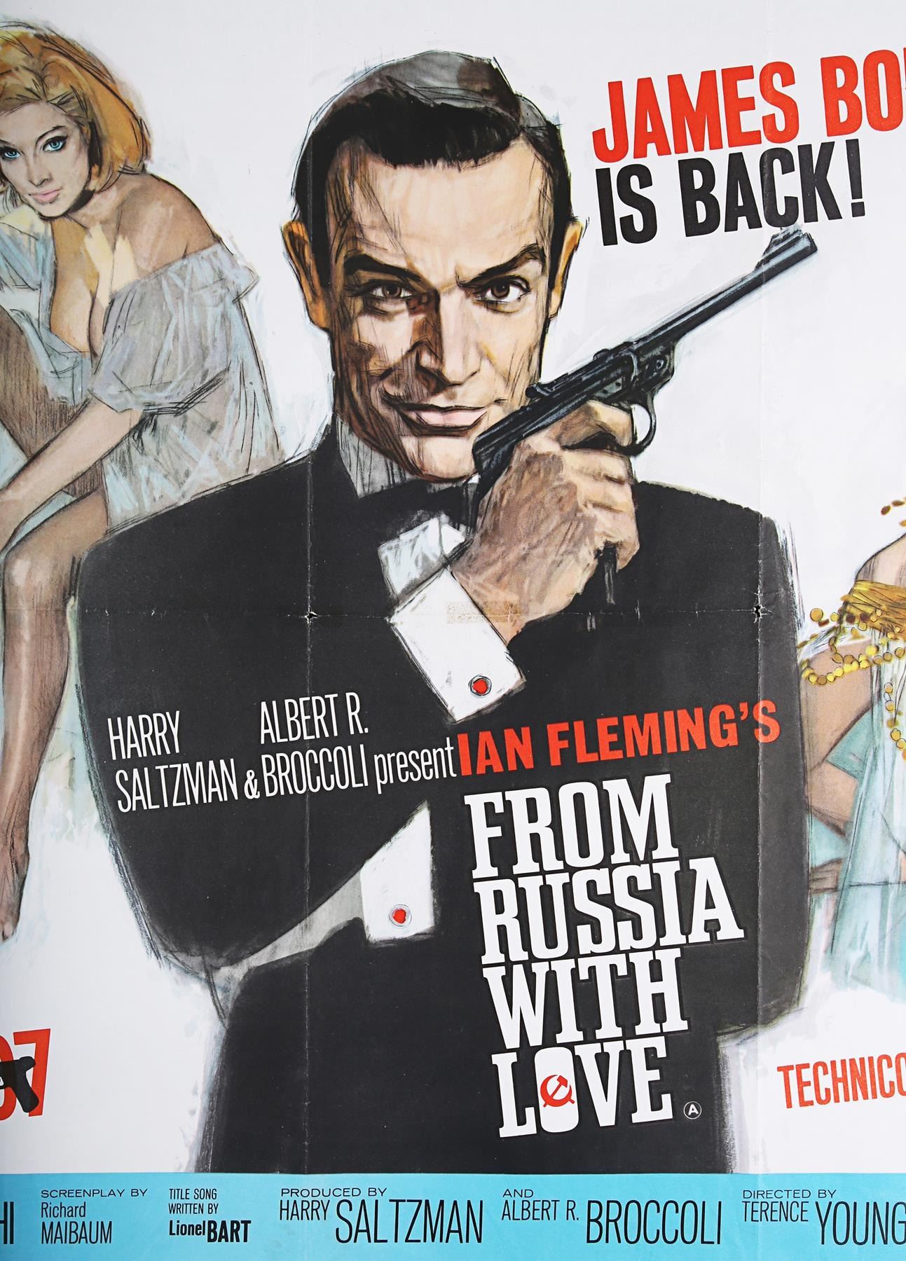 From Russia With Love Poster FROM RUSSIA WITH LOVE (1963) - UK Quad Poster, 1963