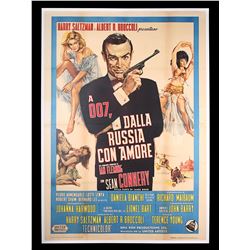 FROM RUSSIA WITH LOVE (1963) - Linen-backed Italian Four-Foglio, 1964
