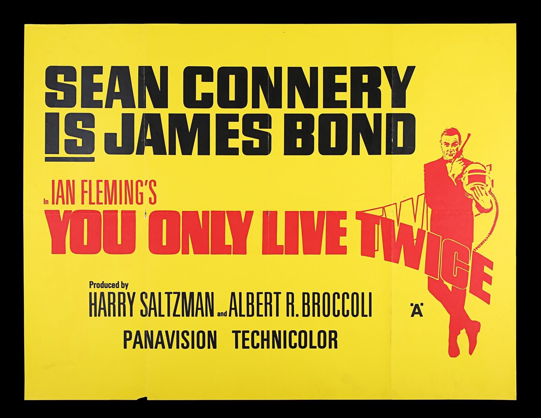 You Only Live Twice 1967 Uk Quad Advance Poster 1967