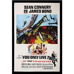 YOU ONLY LIVE TWICE (1967) - UK Double-Crown Poster, 1967