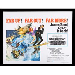ON HER MAJESTY'S SECRET SERVICE (1969) - UK Quad Poster, 1969