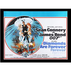 DIAMONDS ARE FOREVER (1971) - UK Quad Poster, 1971