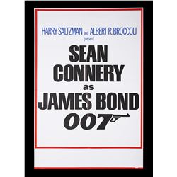 DIAMONDS ARE FOREVER (1971) - UK Double-Crown Poster, 1971