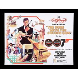 THE MAN WITH THE GOLDEN GUN (1974) - UK Crown "Guinness" Poster, 1974