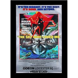 THE SPY WHO LOVED ME (1977) - UK Bus Stop Royal Premiere Poster, 1977