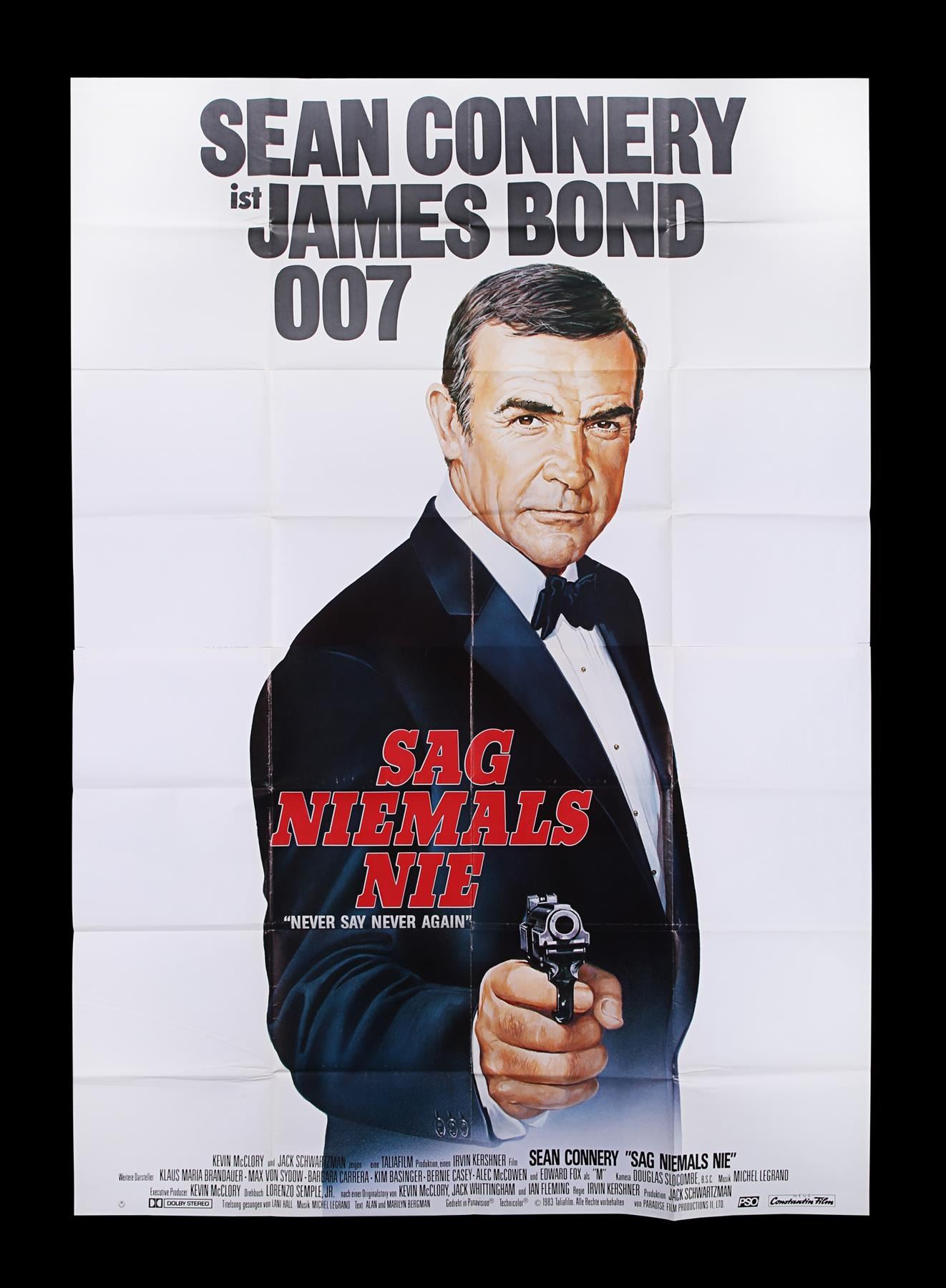 Never Say Never Again 1983 Four German Posters 1983