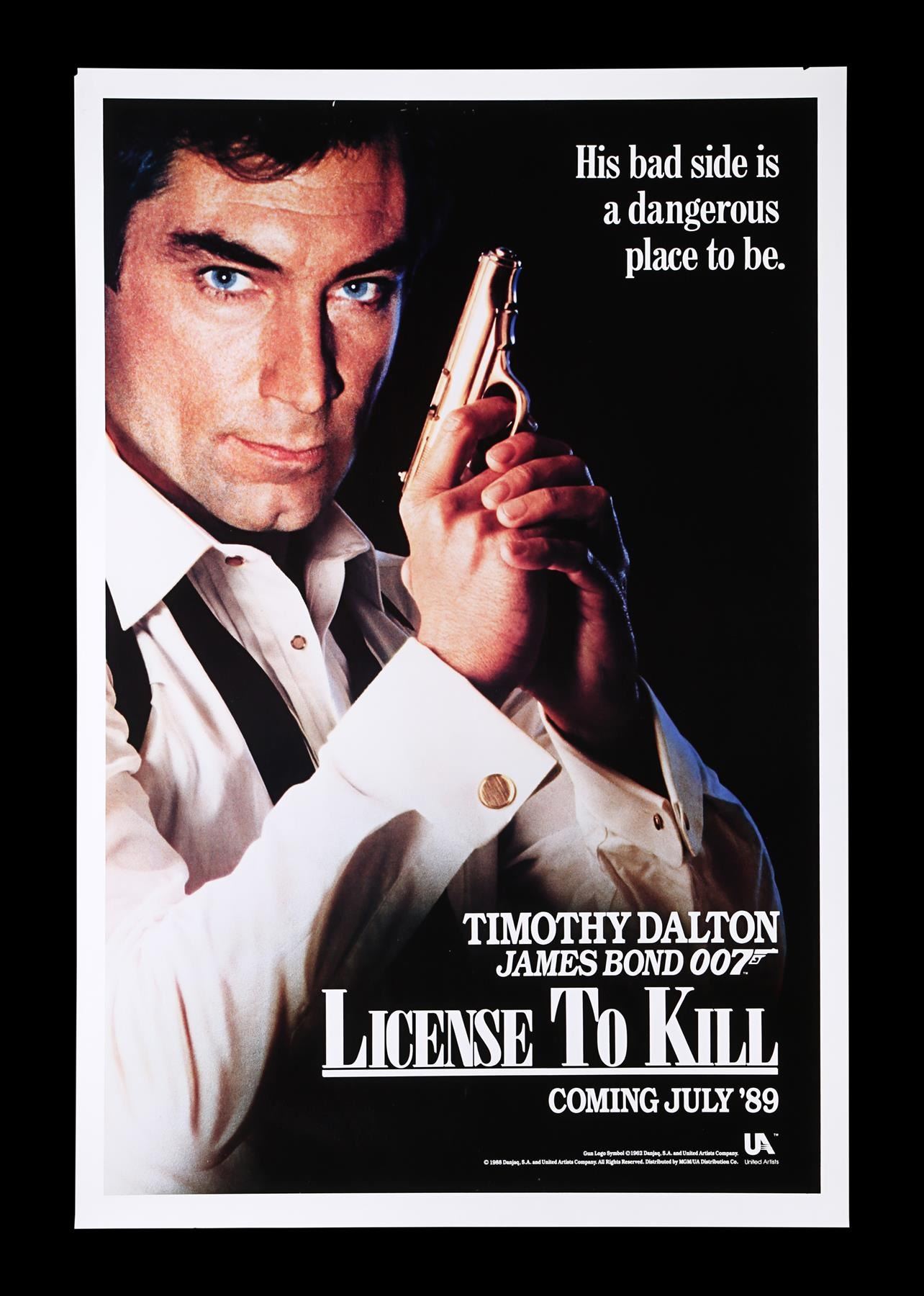 LICENCE TO KILL (1989) Four Alternate US OneSheet Posters, 1989