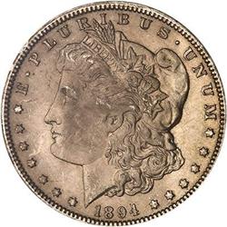 Lot 0257 - 1894-O Morgan Dollar NGC AU50