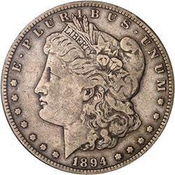 Lot 0264 - 1894-S Morgan Dollar NGC VF25