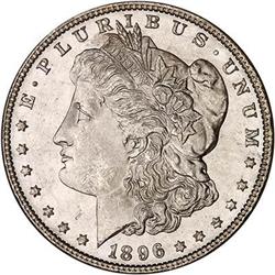 Lot 0265 - 1896 Morgan Dollar NGC MS65