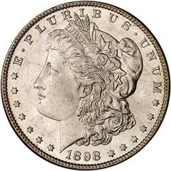 Lot 0268 - 1898 Morgan Dollar NGC MS66