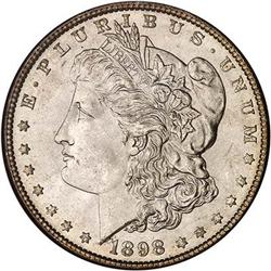 Lot 0269 - 1898 Morgan Dollar NGC MS66
