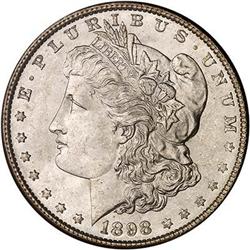 Lot 0270 - 1898 Morgan Dollar NGC MS66