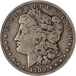Lot 0281 - 1900-O/CC $1 Overdate Mintmark NGC F15