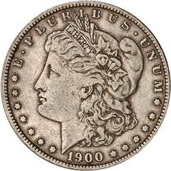 Lot 0283 - 1900-O/CC Morgan Dollar NGC DAMAGED